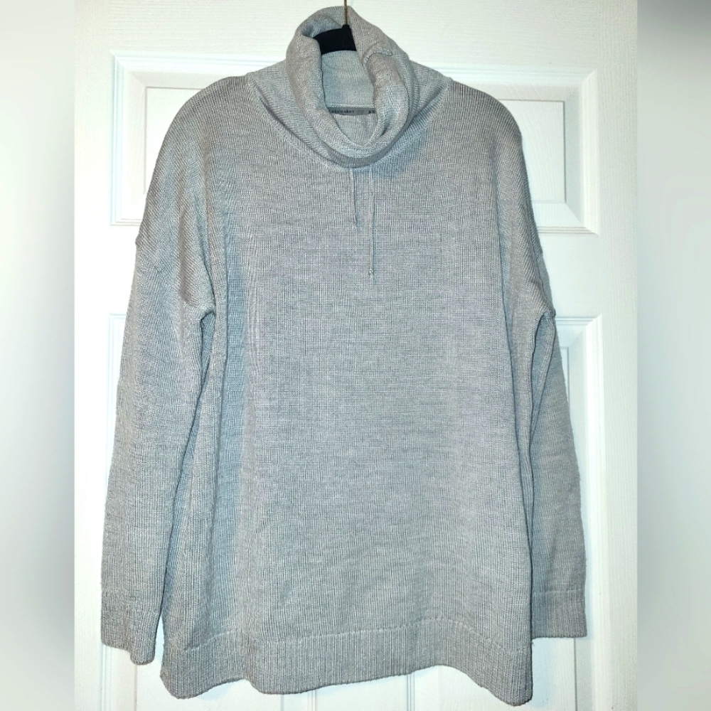 Icebreaker‎ Cool Lite Wool Blend Sweater Women's Size X Small Oversized Gray
